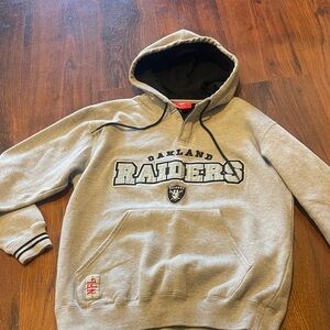 Oakland Raiders Gray Hoodie Sweater